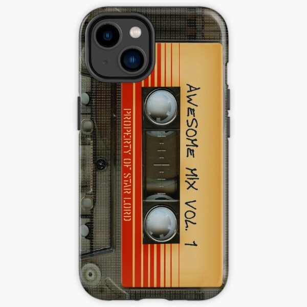 Awesome transparent mix cassette tape volume 1 iPhone Tough Case RB0901 product Offical galaxy Merch