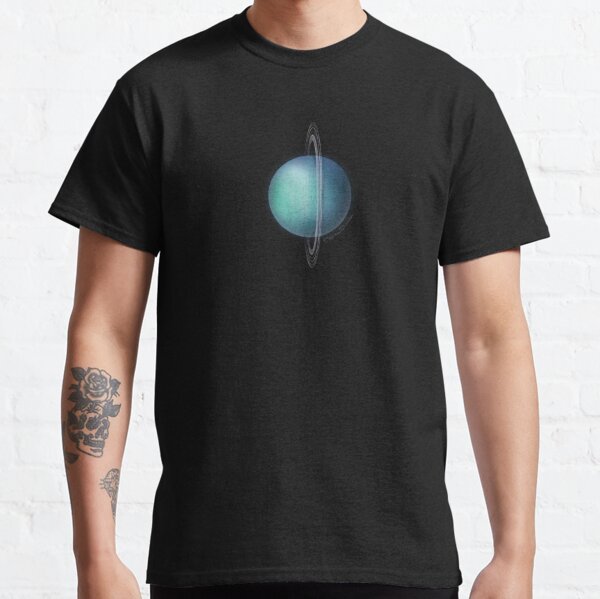 Planet Uranus Illustration Classic T-Shirt RB0901 product Offical galaxy Merch