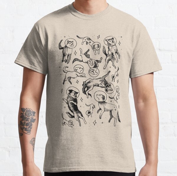 Space dogs Classic T-Shirt RB0901 product Offical galaxy Merch